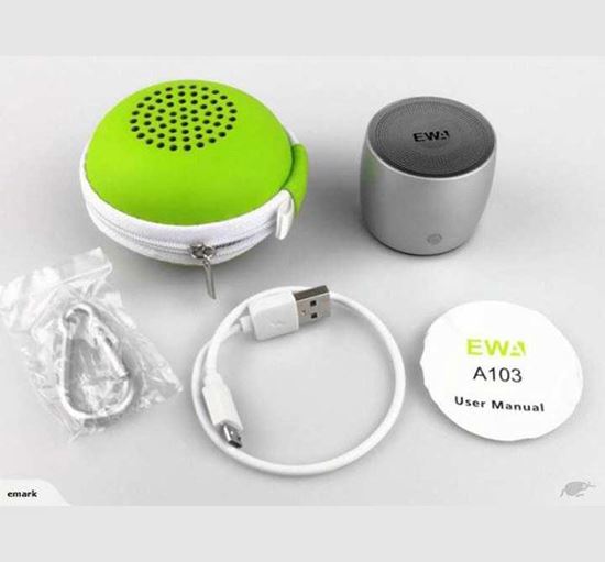 Portable Bluetooth Wireless Speaker EWA A103 -Silver | GsmartBd Best Online Shop
