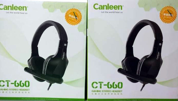 Canleen CT-660 Stereo Headphone With Mic For Mobile & Computer Supported. GsmartBd Best Online Shop