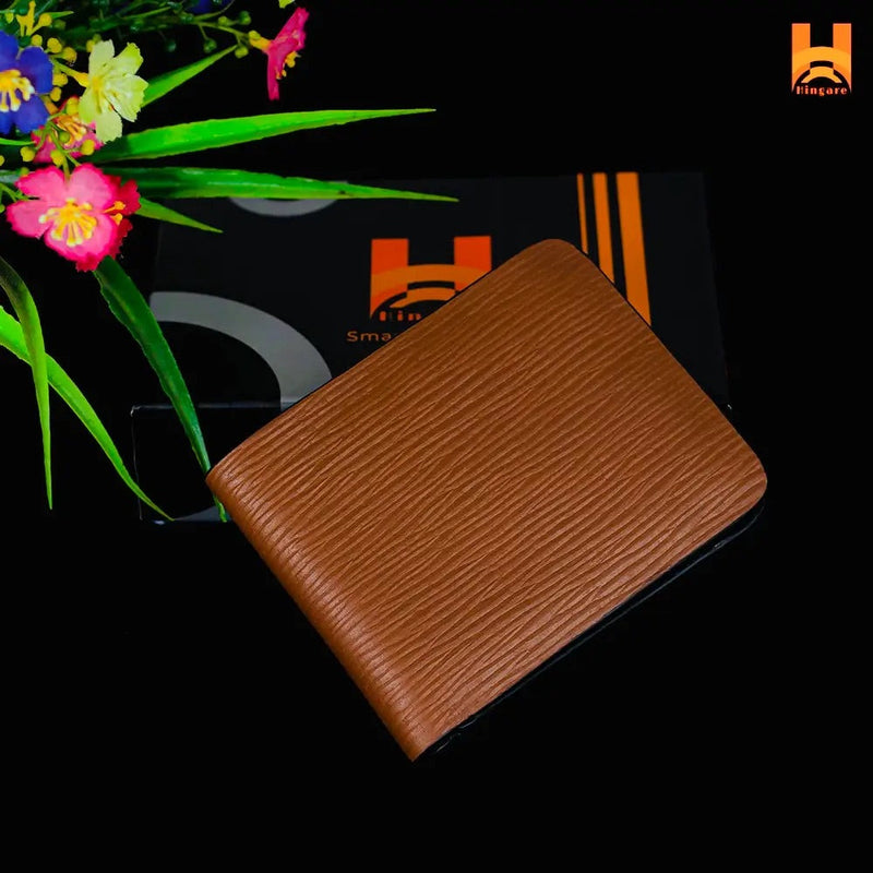 Hingare Banglalink Design Genuine Men's Leather Wallet