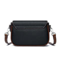 PU Leather Handbags Women Fashion Crossbody Bag - Black