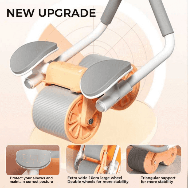 Automatic AB Abdominal Exercise Roller With Elbow Support Workout Equipment
