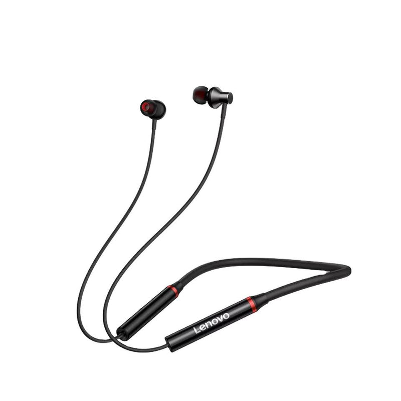 Original Lenovo HE05X Bluetooth Neckband Earphone Black