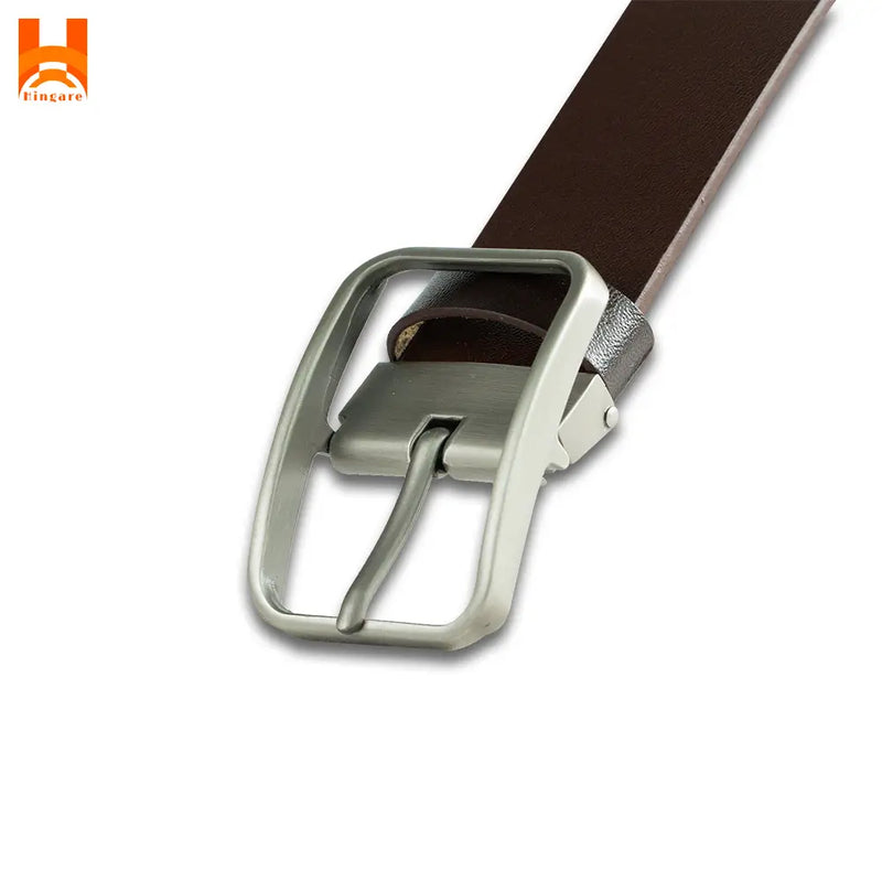 High Grade Genuine Leather Belts For Men's 2" Wide One Part Plain Smart Buckle Belt