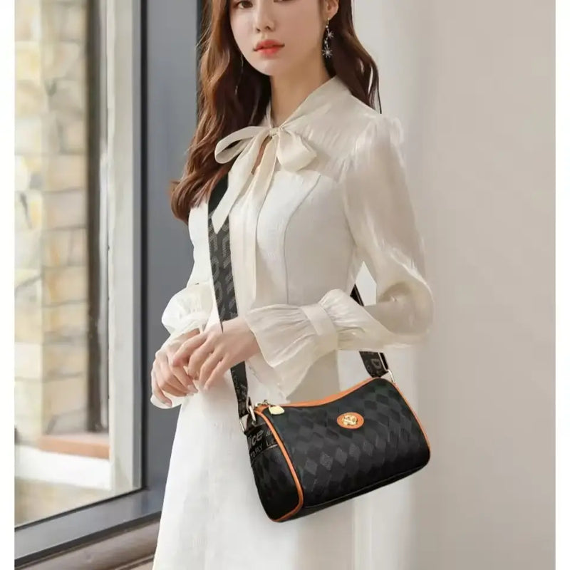 High Quality Luxury Crossbody Ladies bag Cylinder lightweight bag