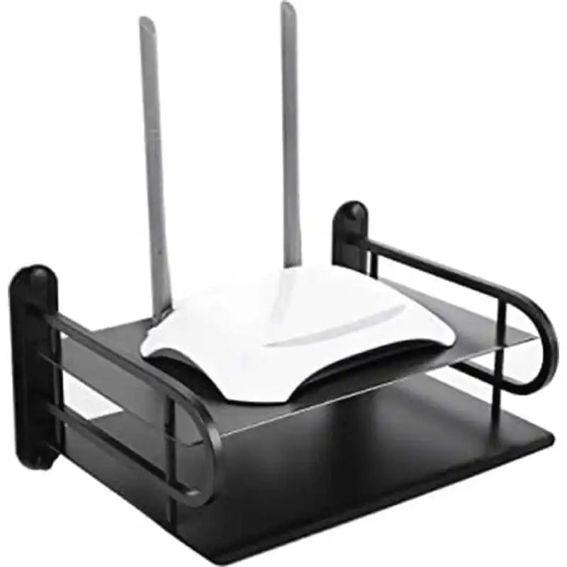 Aluminum Wall Moun Bracket WiFi Router TV Box Storage Stand