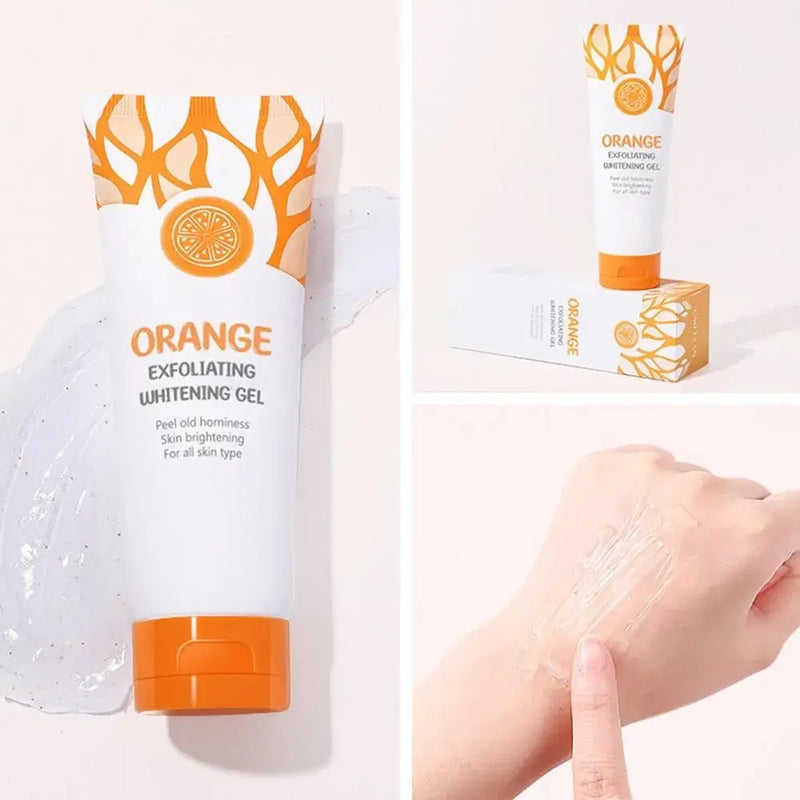 Orange Exfoliating Whitening Gel Peeling Brightening Dead Spot Remover Scrub 50g