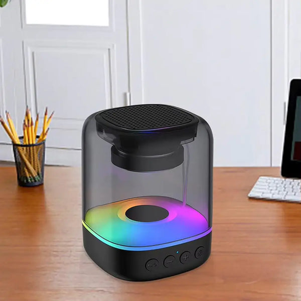 Mini Wireless  Portable Transparent Speaker With RGB Light Outdoor Bluetooth Speaker