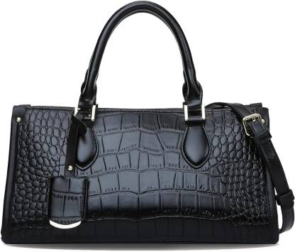 Hingare Genuine Leather Alligator Print Tote Bag Women's Large Capacity Shoulder Handbag