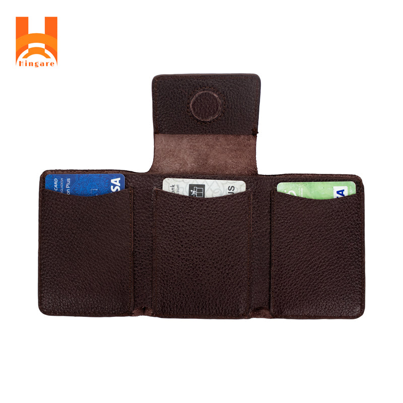 Hingare Genuine Leather Special Quality Small Folding Wallet Or Card Holder