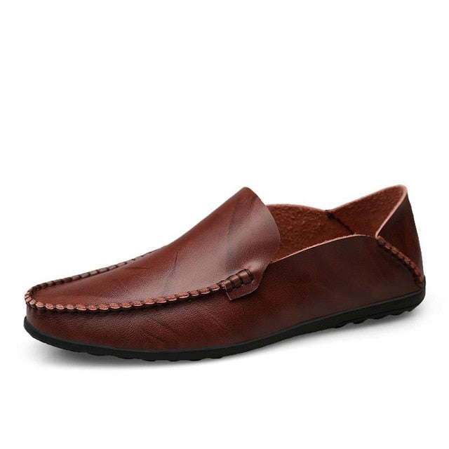 Hingare Men's Leather Loafers Casual Lightweight Shoes