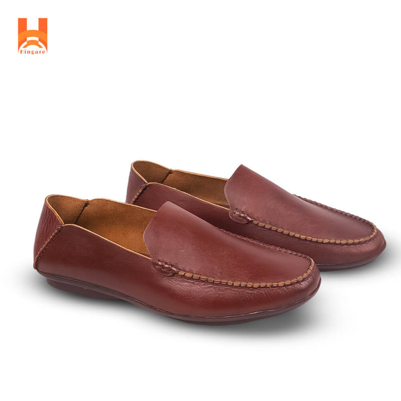 Hingare Men's Leather Loafers Casual Lightweight Shoes