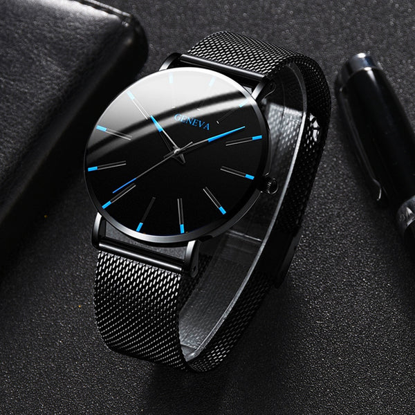 GENEVA Luxury Fashion Quartz Stainless steel Wrist watches. GsmartBD Best Online Shop