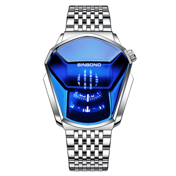 BINBOND Men Waterproof Watch 3D Glass Quartz Luxury Watch. Best Online Shop