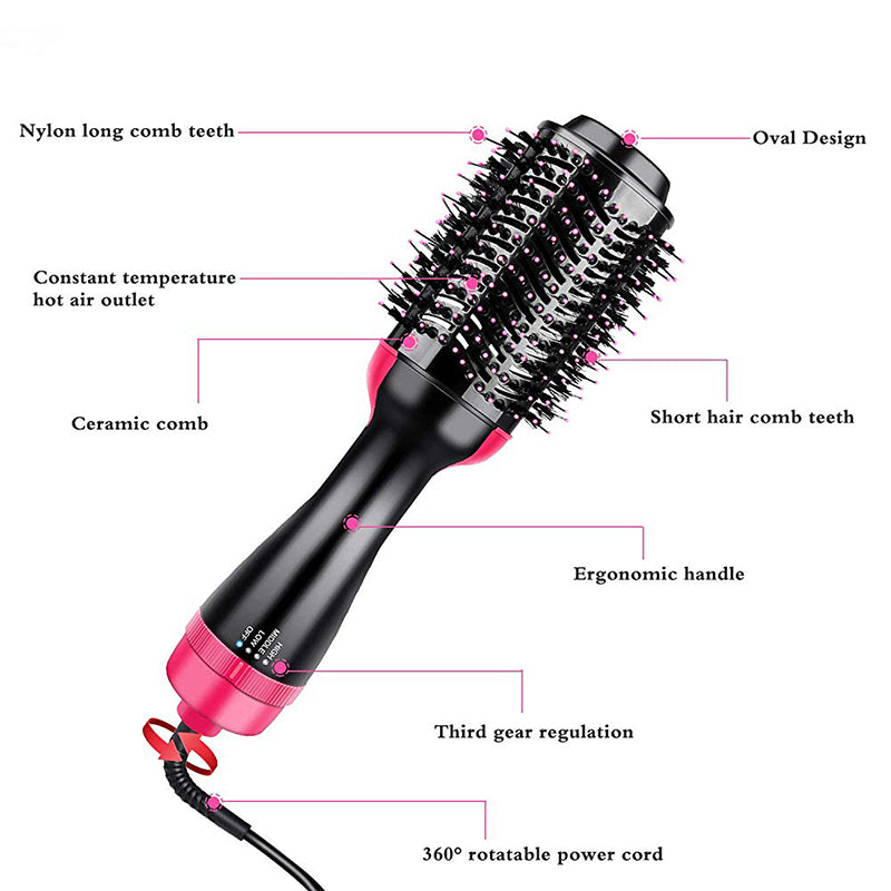 Professional Ionic Hair Brush One Step Hair Dryer Comb Hair Straightener Brush. GsmartBD Best Online Shop
