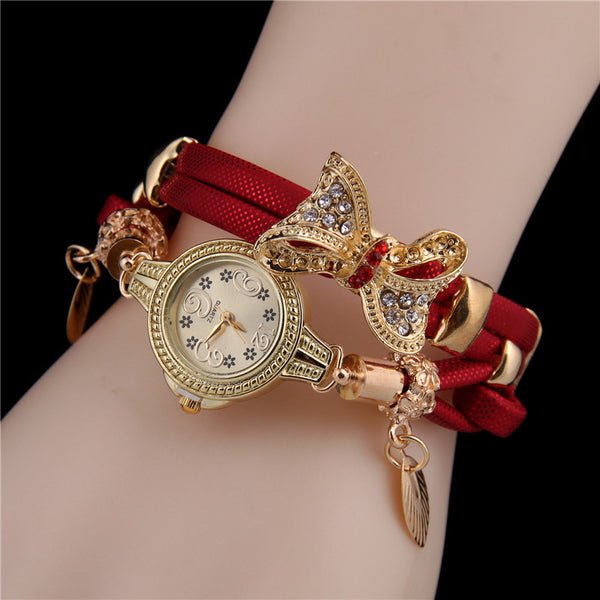 Butterfly Wrap Bracelet Quartz Women's Watch. Gsmartbd Best Online Shop