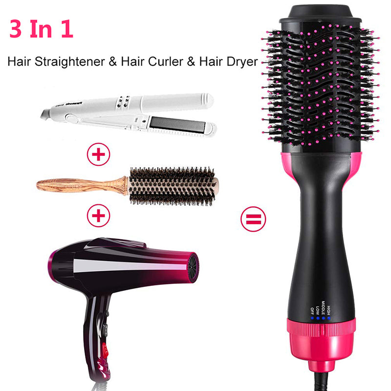 Professional Ionic Hair Brush One Step Hair Dryer Comb Hair Straightener Brush. GsmartBD Best Online Shop