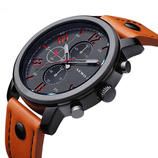 Luxury Men Leather Sports Casual Quartz Watch. GsmartBD Best Online Shop