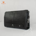 Hingare Genuine Leather Large Capacity Smart Coded Lock Clutch Bag