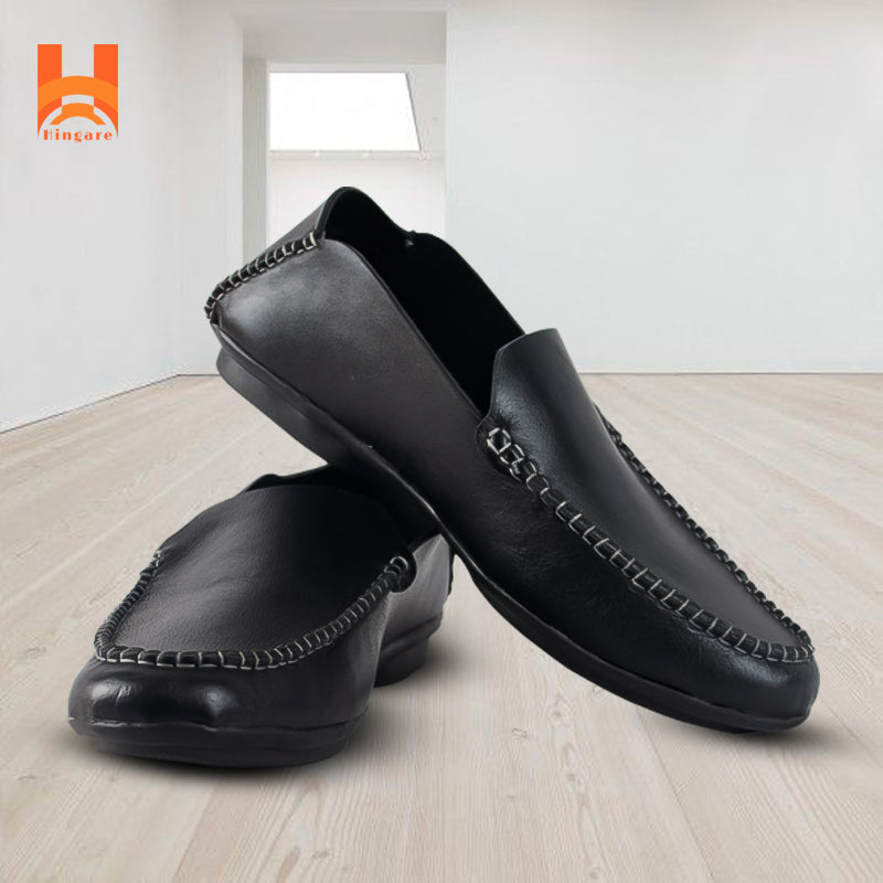 Hingare Men's Leather Loafers Casual Lightweight Shoes