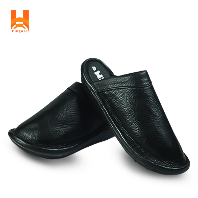 Hingare Soft Genuine Leather Anti-slip Slippers Fashion Casual Men Shoes