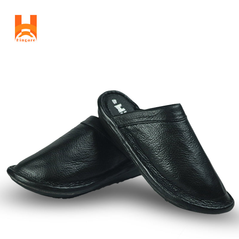 Hingare Soft Genuine Leather Anti-slip Slippers Fashion Casual Men Shoes