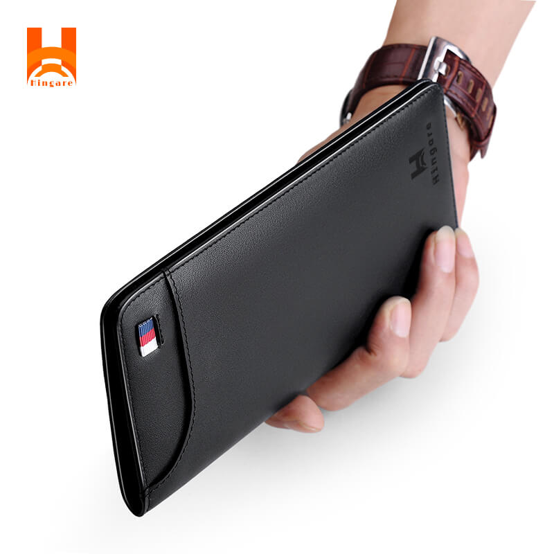 Best Hingare Affordable designer leather wallet 100% Genuine Leather Long Wallet